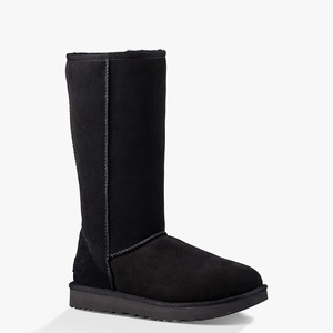 Ugg Classic Tall II Women Classic Boots Black (3825LOQKZ)